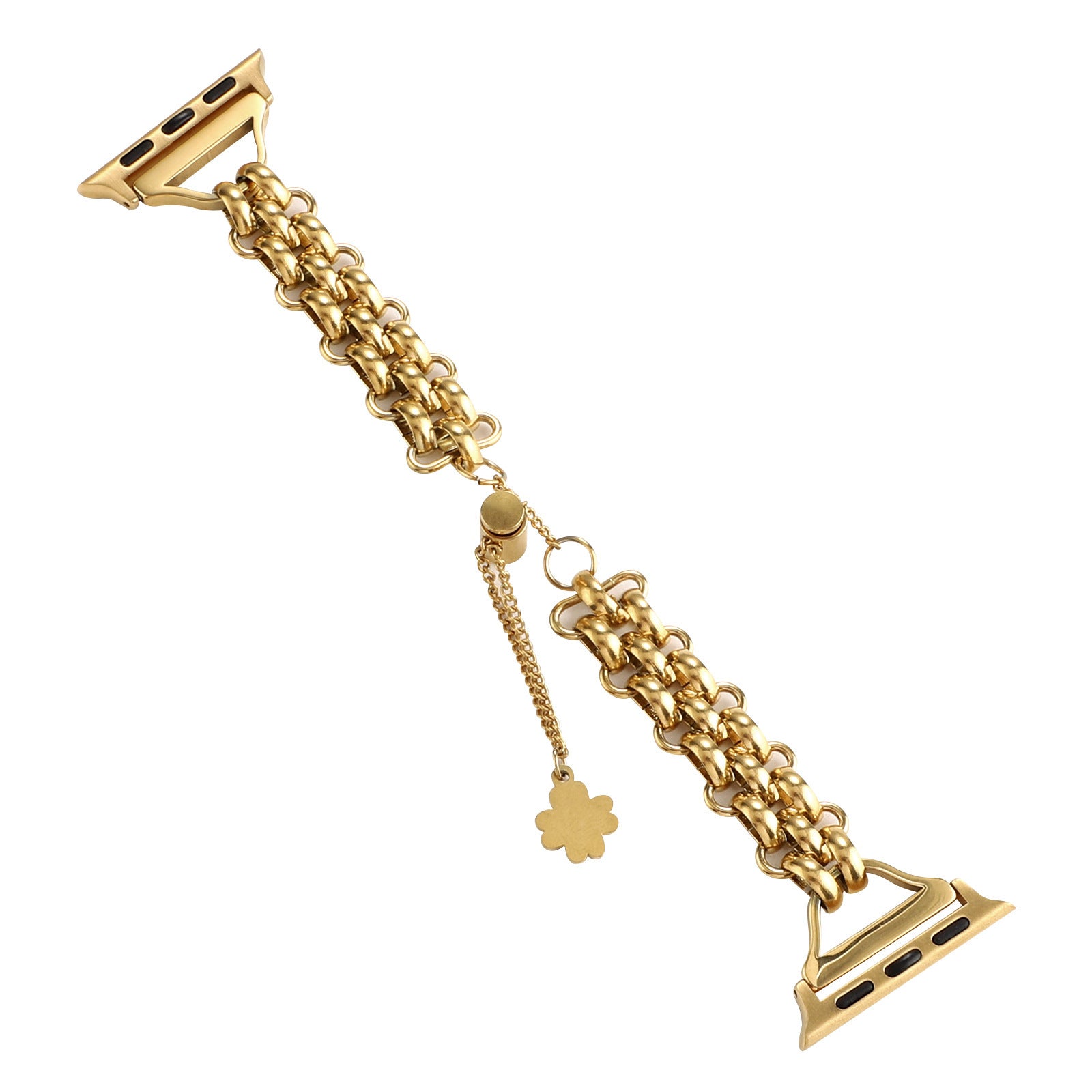 Stainless Steel Double Row Chain Watch Band